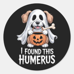 I Found This Humerus Halloween Costume 1 Classic Round Sticker