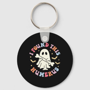 I Found This Humerus Pun Joke Humourous Halloween Key Ring