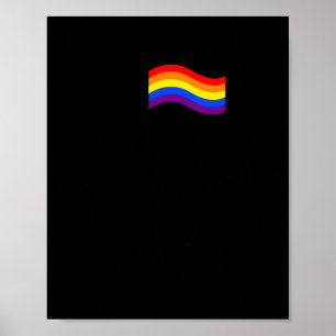 I Found Uranus Rainbow Spaceman Astronaut Poster