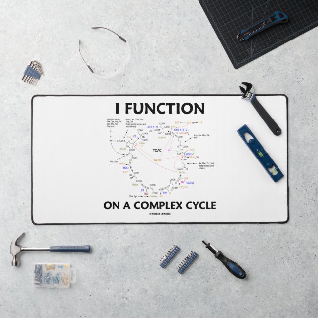 I Function On A Complex Cycle Krebs Cycle Humour Desk Mat (Workstation)