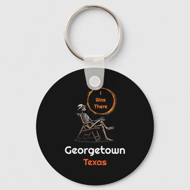I Funny Solar Eclipse Georgetown Texas There Key Ring (Front)