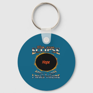 I Funny Solar Eclipse Hope Indiana There Key Ring