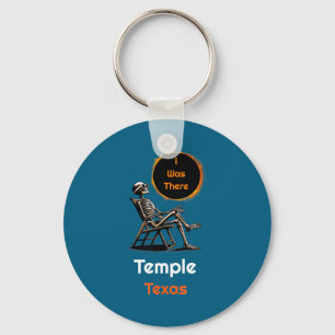 I Funny Solar Eclipse Temple Texas There Key Ring