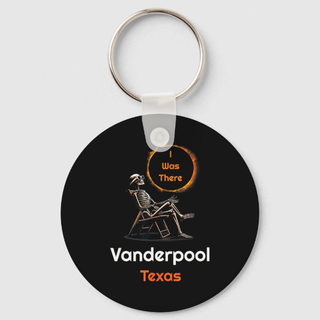 I Funny Solar Eclipse Vanderpool Texas There Key Ring (Front)