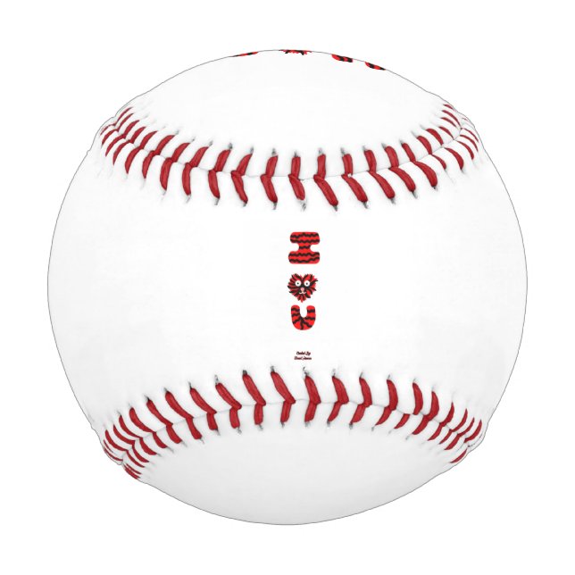 I Fuzzy U Baseball (Front)
