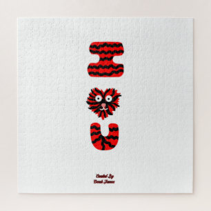 I Fuzzy U Puzzle (50.8 cm x 50.8 cm)