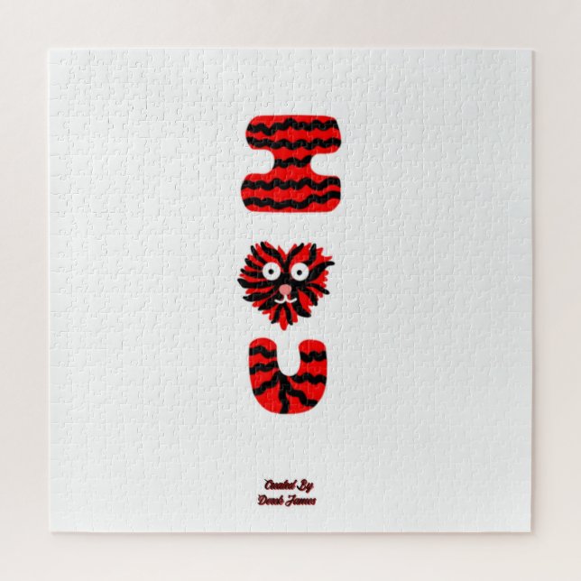 I Fuzzy U Puzzle (50.8 cm x 50.8 cm) (Vertical)