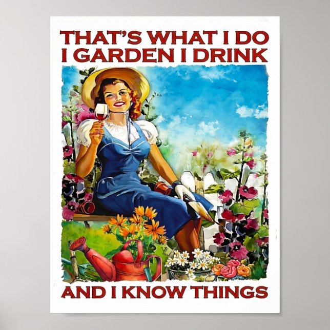 I Garden Poster (Front)