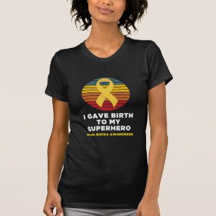 I Gave Birth To My Superhero- Spina Bifida T-Shirt