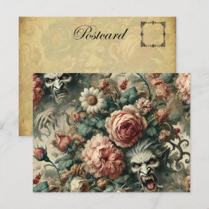 I Gave It Prey – Gothic Victorian Holiday Postcard
