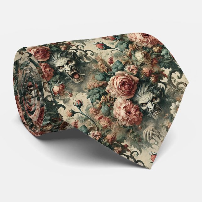 I Gave It Prey – Gothic Victorian Tie (Rolled)