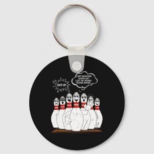 I Get Knocked Down But I Get Up Again You're Never Key Ring