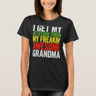 I Get My Attitude From My Freakin' Awesome Dear Gr T-Shirt