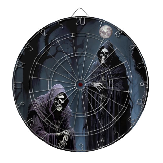I Gets Chills in the Pale Moonlight Dartboard (Front)