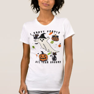 I Ghost People Creepily Shirt - Funny Halloween!