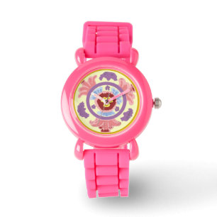 i:ght Passion watch with pink glitter strap