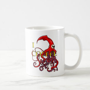 I (Giant Squid Attack) Coffee Mug