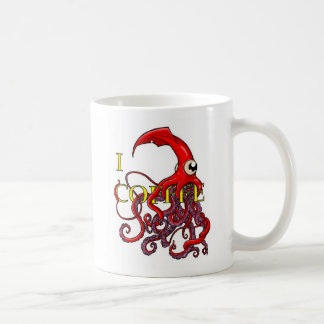 I (Giant Squid Attack) Coffee Mug