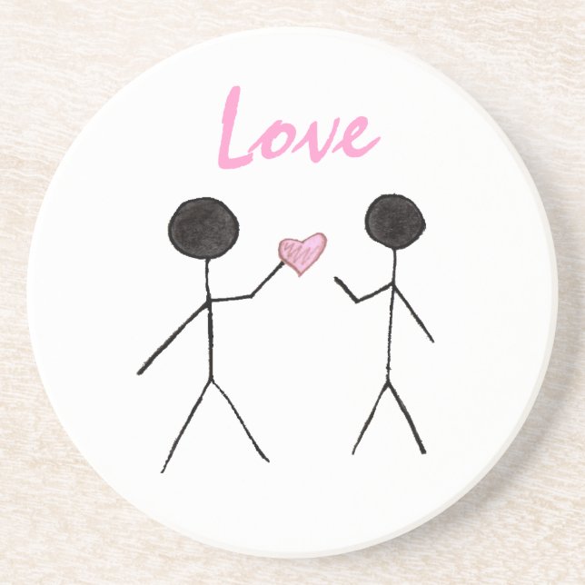 I Give My Heart Coster Coaster (Front)