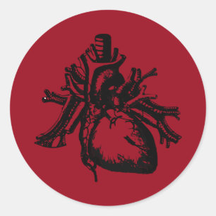 I GIve You My Heart Classic Round Sticker