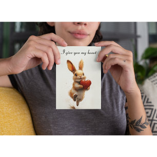 I give you my heart holiday card