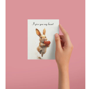 I give you my heart postcard