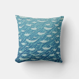 I give you the ocean as a gift. cushion