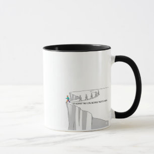 I Go Against the Flow – Inspirational Coffee Mug