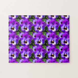 I go Crazy Over Pansies Puzzle! Good Luck! Jigsaw Puzzle