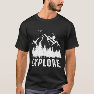 I Go Explore in Mountains” Adventure Tee
