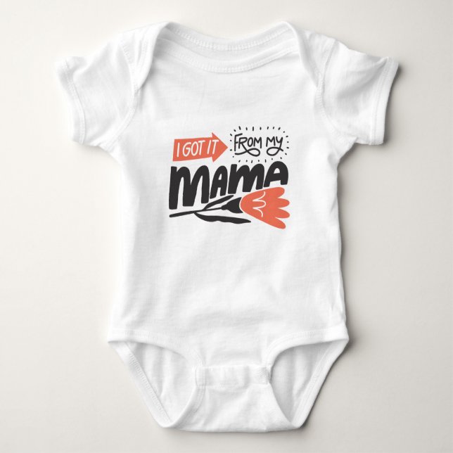 i go from may mama baby bodysuit (Front)