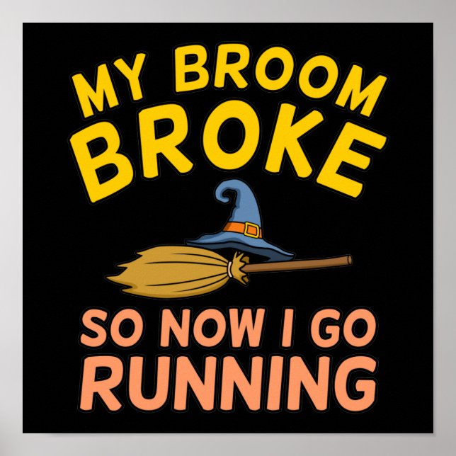 I Go Running Half Marathon Runner Fitness Lover Gr Poster (Front)