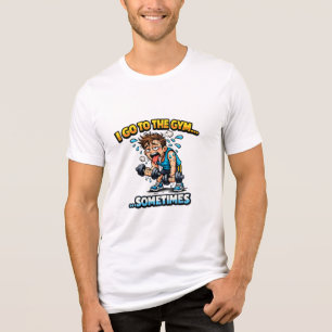 I Go To The Gym... Sometimes Funny Workout Shirt