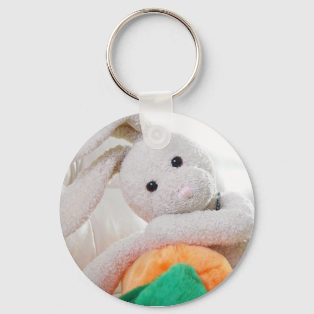 I Go Where You Go - ZackRabbit Keychain (Front)