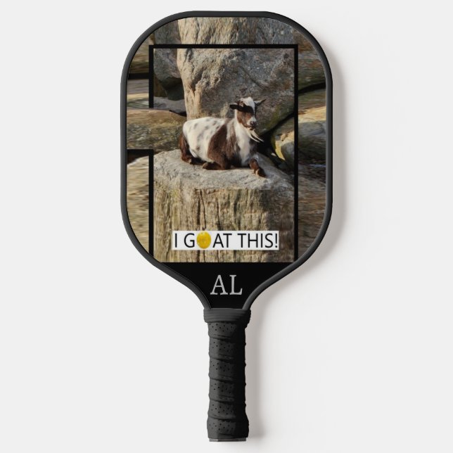 "I Goat this! Alabama"  Pickleball Paddle (Front)