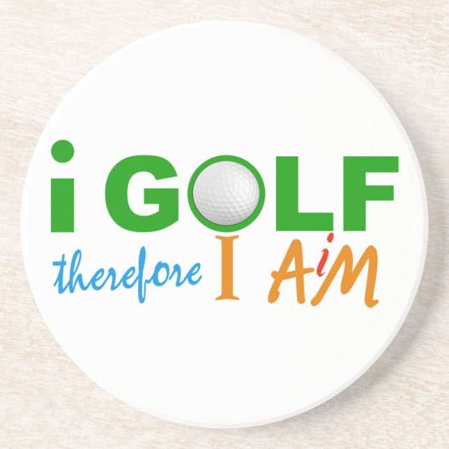 I GOLF coaster (Front)