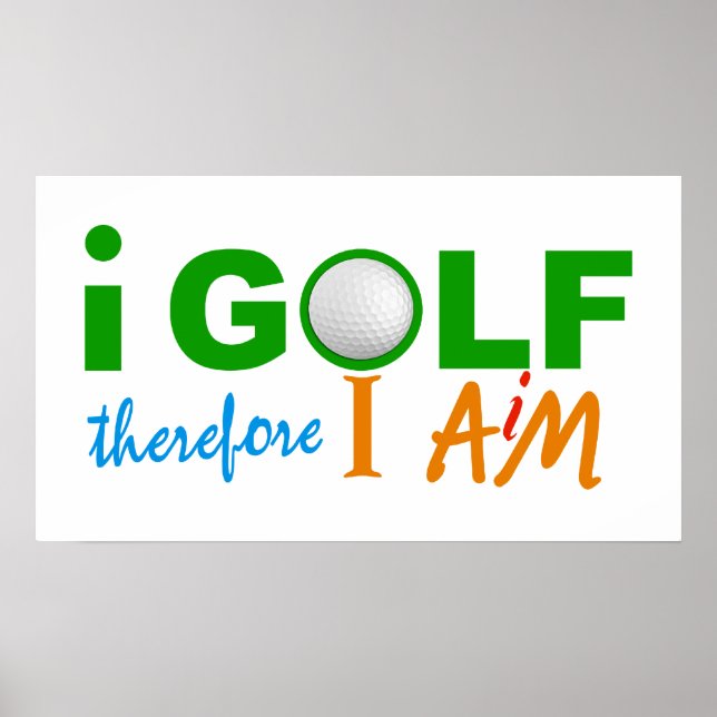 I GOLF poster (Front)