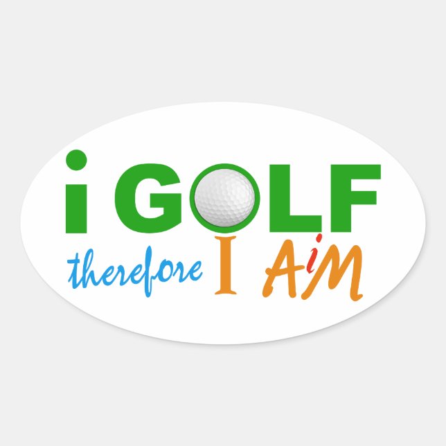 I GOLF stickers (Front)