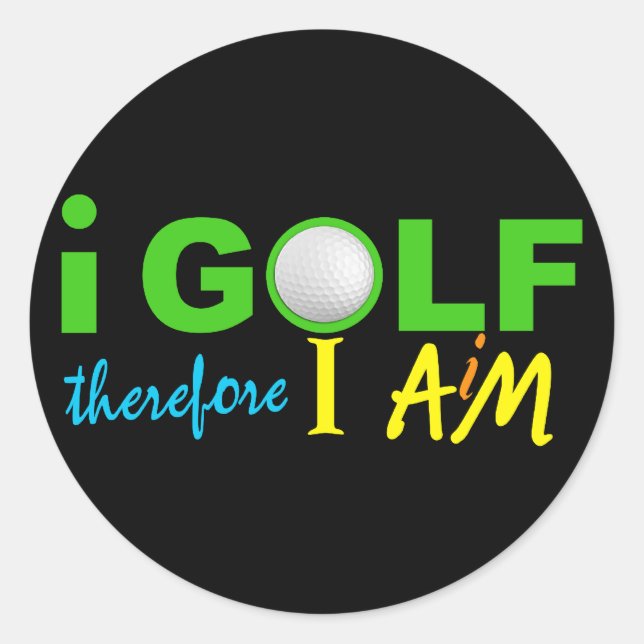 I GOLF stickers (Front)