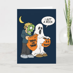 I Got a Rock Halloween card