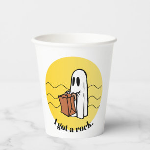 I Got a Rock Halloween Paper Cups