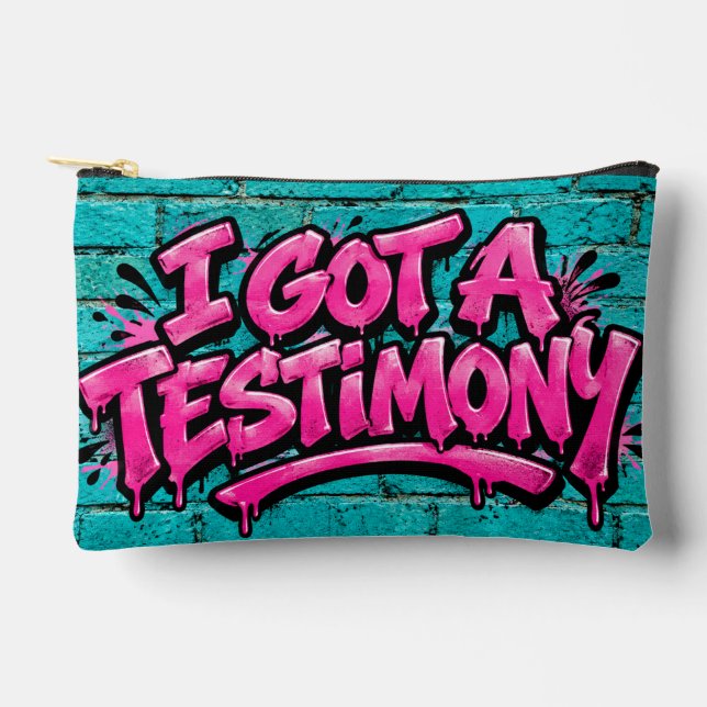 I got a testimony  accessory pouch (Front)
