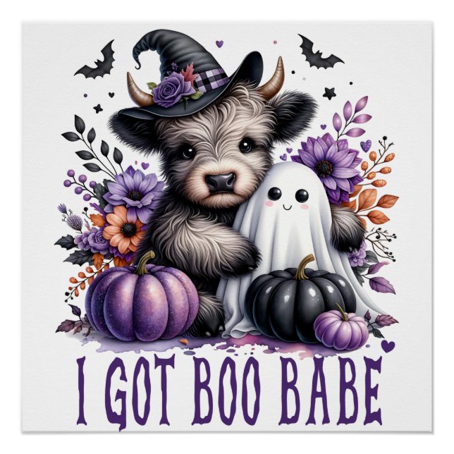 I Got Boo Babe Halloween Theme Poster (Front)