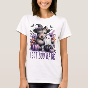 I Got Boo Babe Halloween Theme T-Shirt