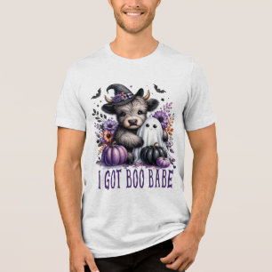 I Got Boo Babe Halloween Theme Tri-Blend Shirt