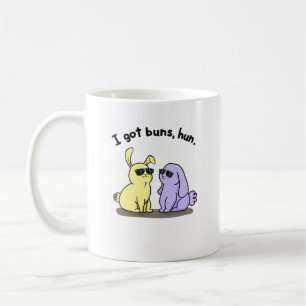 I Got Buns Hun Funny Bunny Rabbit Pun  Coffee Mug