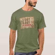 I Got Lost on Purpose Vintage Map