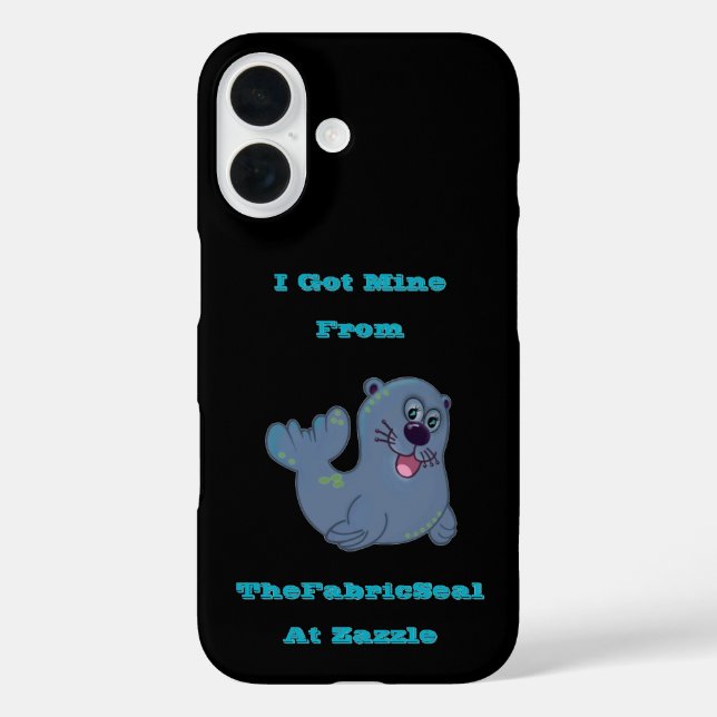 I Got Mine From The Fabric Seal At Zazzle Case-Mate iPhone Case (Back)