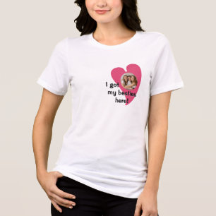 I got my besties here! Photo Custom Tri-Blend Shirt