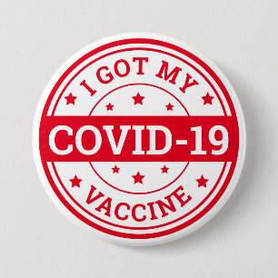 I Got My Covid-19 Vaccine 7.5 Cm Round Badge